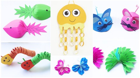 Creative Paper Animal Crafts - Elementary Course