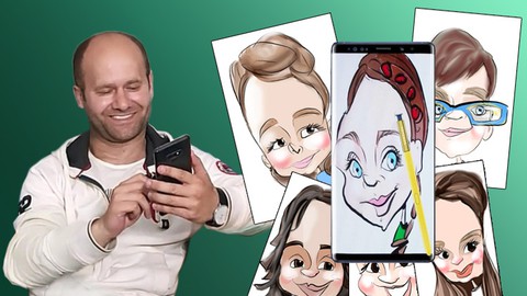 The Digital Caricature on Mobile Course - Beginer to Pro