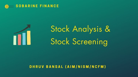 Stock analysis  and stock screening course