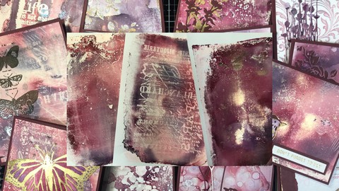Gelli Printing with Alcohol Inks