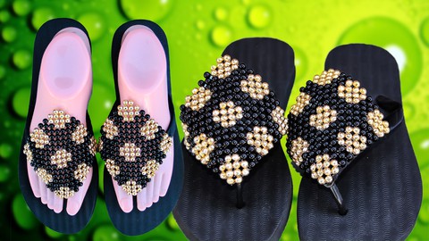 Bead Making Steps To Make A Beaded Sandals Or Footwear