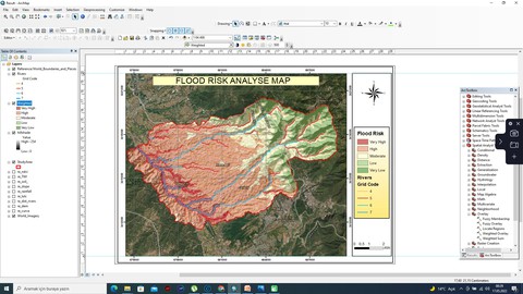 Detection Of Flood Risk Areas With AHP Method/ArcGIS