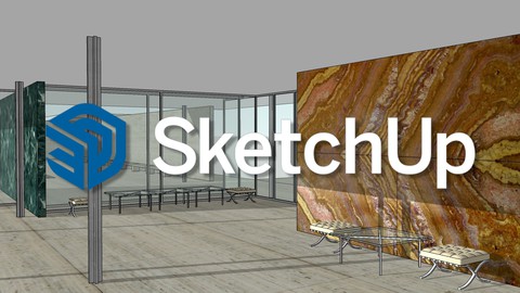 Learn Sketchup with the Barcelona Pavillion