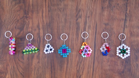 Jewelry Making. Learn How To Make Beaded Keyholders.