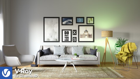 Learn to Create a 3D Living Room