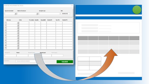 Excel et VBA : Créer votre application de gestion de stock.