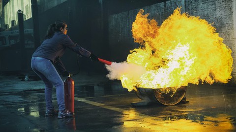 Teoría del fuego y uso de extintores
