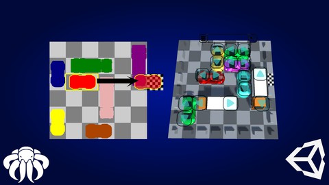 Unity Game Tutorial: IQ Car - Unblock Car - Puzzle Game