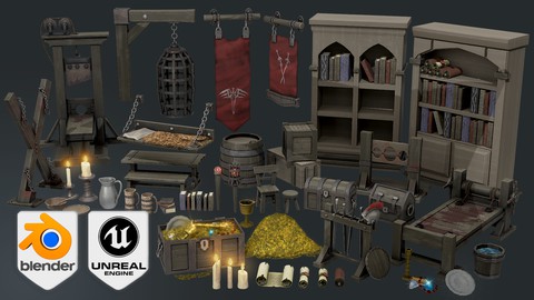 Blender to Unreal Engine Become a Dungeon Prop Artist