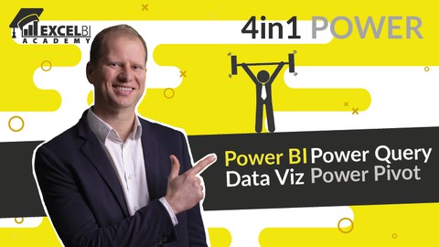 Power Query, Power Pivot, Data Viz & Power BI - 4in1 POWER