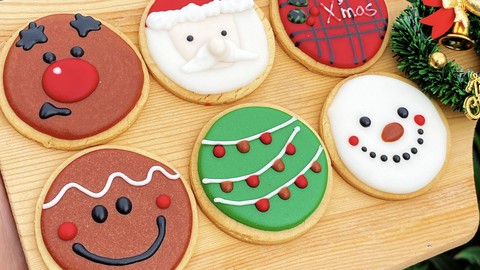 圣诞节糖霜饼干学习 Christmas Icing Cookie Learning