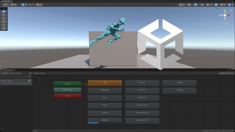 【3D】Unity 自製FSM，輕鬆完成角色的動作