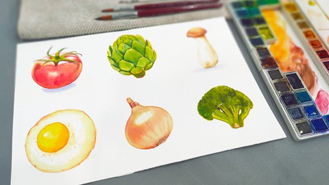 Watercolor Painting for Beginners: Food Illustration