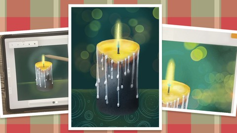 Create an Animated Christmas Candle in Procreate