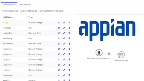 Appian BPM: Records sincronizados con servicios web