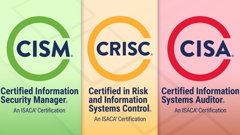 ISACA CRISC, CISM, CISA exam practice tests bundle [2023]