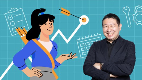 【5年連続成長率138%以上】目標達成マスター講座|成果を出すための目標設定・行動・振り返りの方法が学べる