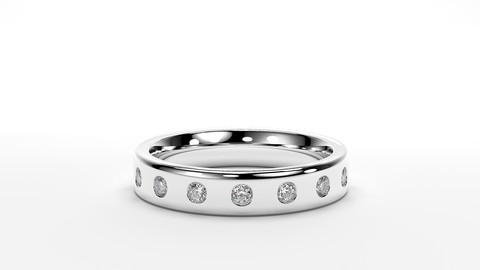 Designing an Eternity Wedding Band in 3D