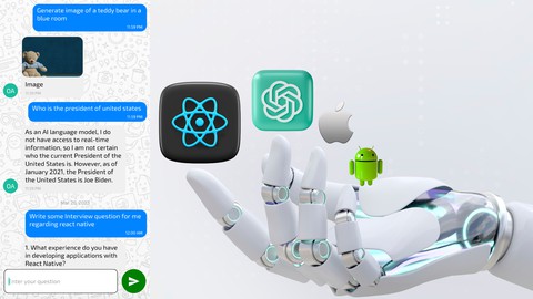 ChatGPT & React Native - Build Chatbots for Android & IOS