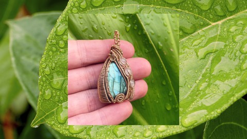 Learn to Make a Wire Wrapped Necklace Pendant from Scratch