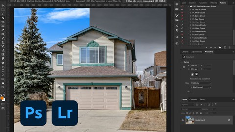 How to do Batch Sky Replacements in PHOTOSHOP