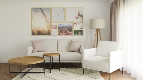 3D Interior Visualisation with Blender: Living Room Scene