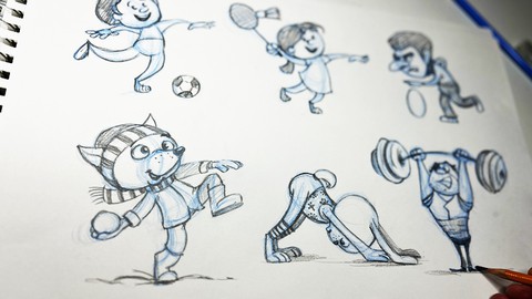 Figure drawing for Cartoon Characters
