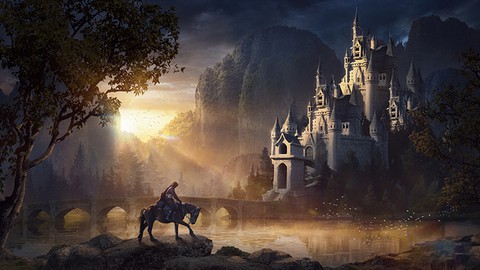 The Lost Castle-Photoshop advanced manipulation course