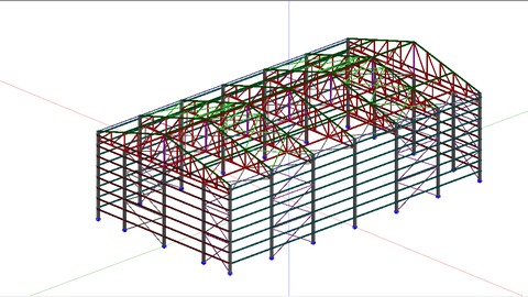 Warehouse Model Design in Prokon Sumo