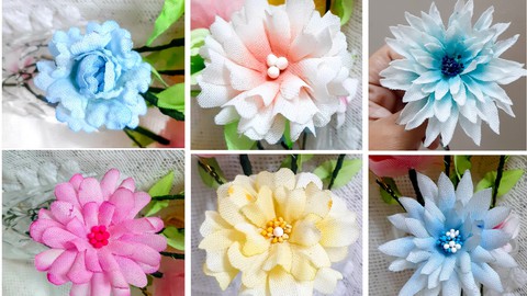 Fabric Flowers course