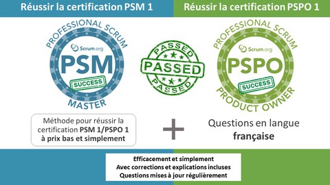 Entrainez vous pour l'examen PSM1 et PSPO1 2024