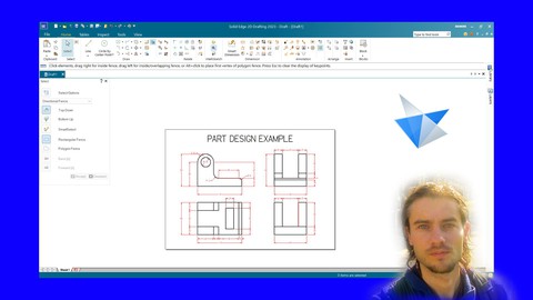 Solid Edge 2D drafting the complete course