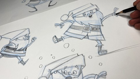 Jolly Strokes: Cartoon Santa Drawing Masterclass