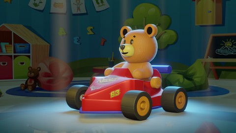 Crea tu primer personaje en Blender - Car and Bear