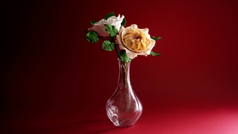 Learn fondant flower bouquet by APCA chef online