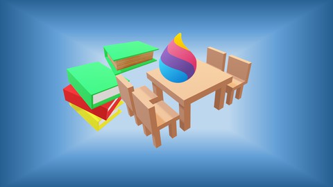 Create 3D Models of Furniture and Books in Paint 3D