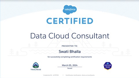 Salesforce Data Cloud Consultant - Practice Test 2024