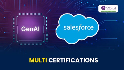 Salesforce SysAd + PD1 + AppBuilder  - Multi Certi + GenAI