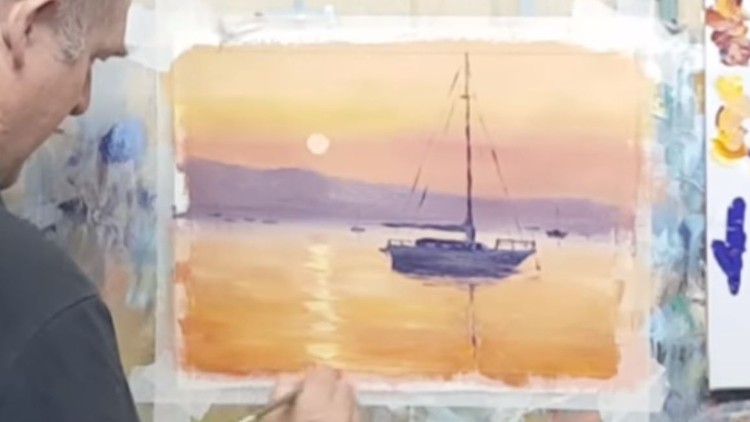 Acrylic Painting Course - Impressionist Seascapes & Beaches