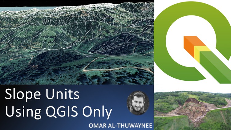 How to Extract Landslide Slope and Grid Unit Using QGIS only