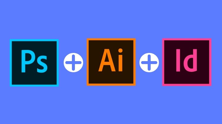 Adobe pack the basics Photoshop + Illustrator + InDesign –