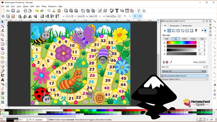 Inkscape Adventure, Master the Free Vector Graphics Software