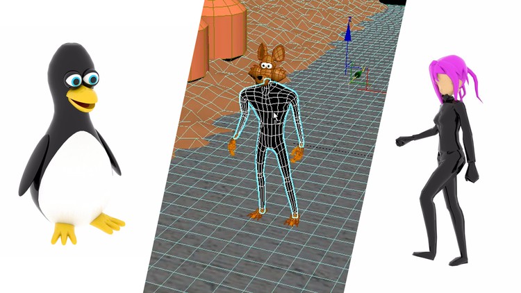 Modelado y animación de personajes 3D con 3Ds Max