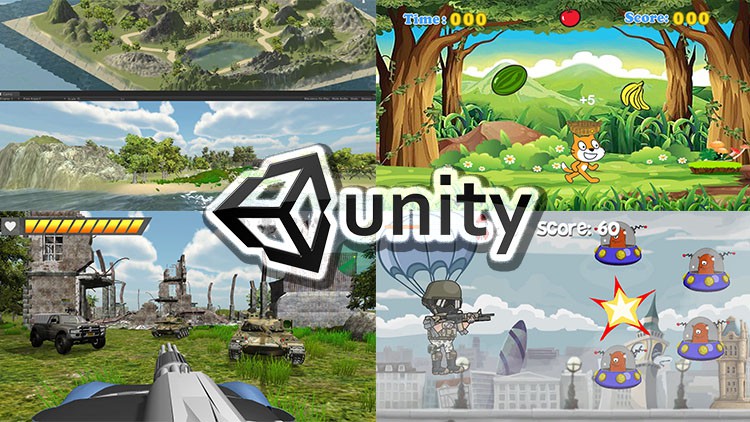 用Unity帶你學會 "做" 遊戲–從零開始讓你學了就會！(4 in One課程，整合 4門課程內容、22小時實戰規劃)