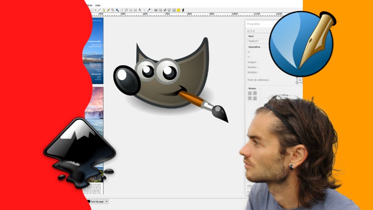 Pack graphisme design les bases Gimp + Inkscape + Scribus