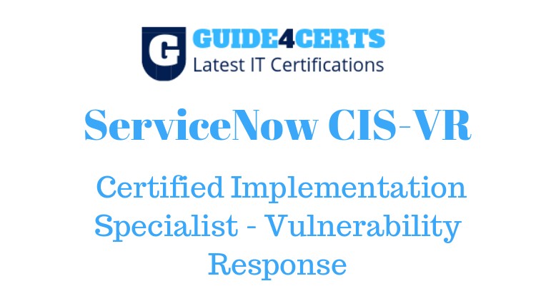 ServiceNow Certified Implementation Specialist Vulnerability