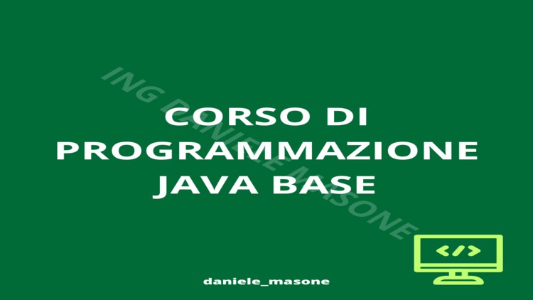 Corso di programmazione Java base