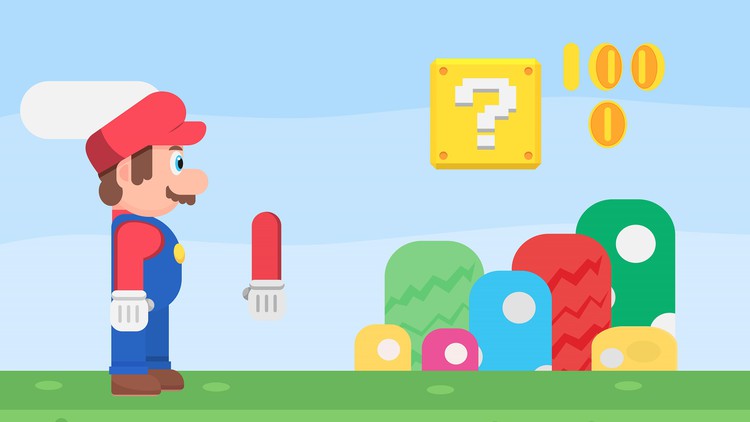 Animación de Super Mario en Illustrator y After effects