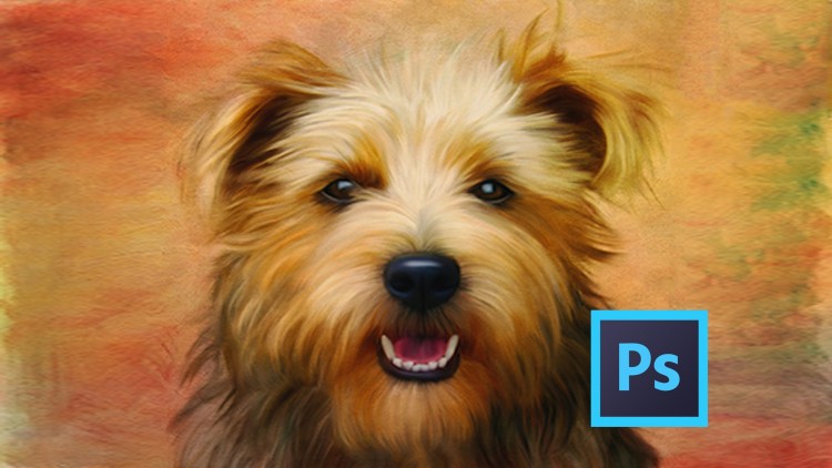 Digital Pet Paintings Using Photoshop 