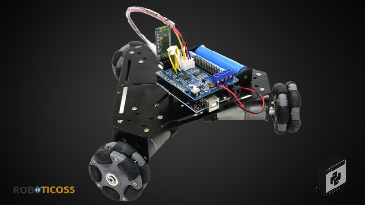 Robot Omnidireccional 3 ruedas: Navegación autónoma